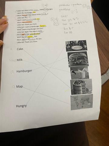 李采倫 - 根據學校教材設計小一英文的學習單