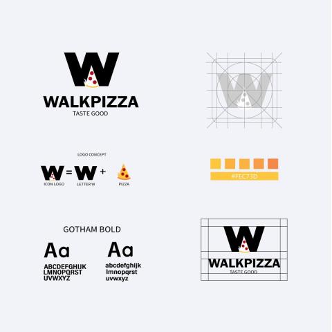 鯨魚的眼淚-設計工作室 - •LOGO W & PIZZA (字母 披薩) ® / 平面設計 -graphic design 鯨魚的眼淚-設計工作室 - •LOGO W & PIZZA (字母 披薩) ® / 平面設計 -graphic design