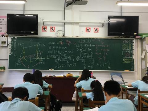 吳俐儒 - 整齊板書、用不同粉筆強調重點