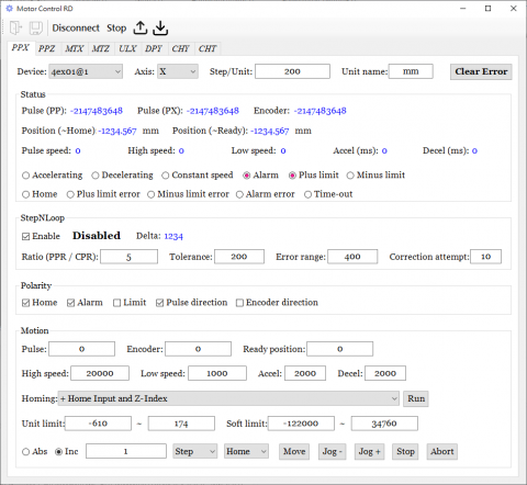 劉國楨 - 1. Implement via C#.
2. Control 8 axis motors in advanced mode.
3. Write/read the settings into/from the motor devices.
4. Load/store the settings of these motor from/into a YAML file.