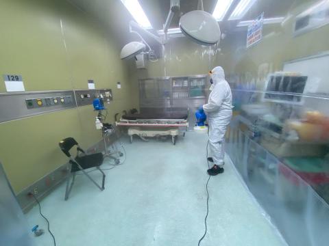 銘鑫環衛有限公司：統編83780220:各種蟲害防治.居家清 - 醫院急診室
確診病患
開刀房滅菌消毒