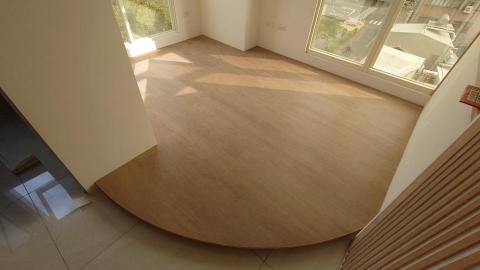 泉植木地板工作室 - 圓弧角立面收邊