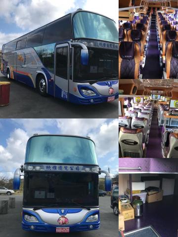 省城汽車行 - 瑞典SCANIA44人座(四排椅)雙層氣墊式巴士( 配有原裝電子殺車系統)