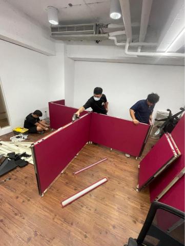 泰美精緻搬家公司 - 辦公屏風OA拆裝服務