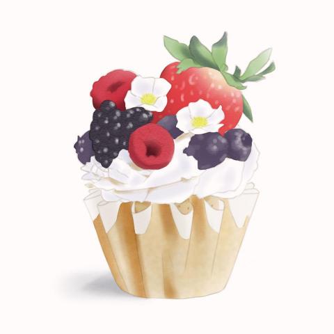 不定期更新 - 電繪食物插畫