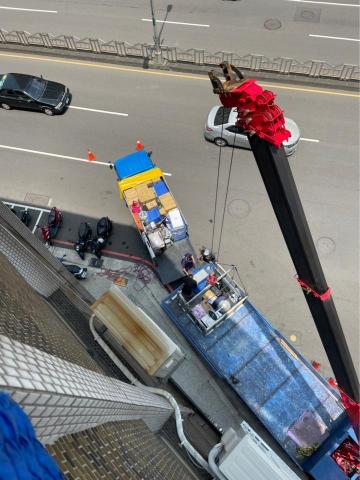 泰美精緻搬家公司 - 吊車高空作業