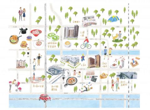 不定期更新 - 手繪建案地圖