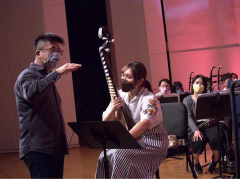 劉昀臻琵琶老師 - 音樂會當天彩排
