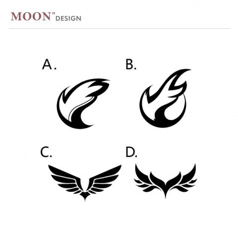 Moon”沐月設計 - LOGO設計 Moon”沐月設計 - LOGO設計