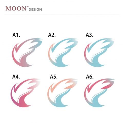 Moon”沐月設計 - LOGO設計 Moon”沐月設計 - LOGO設計