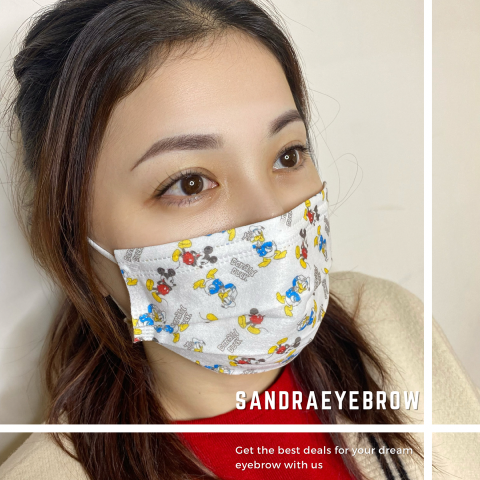 SANDRA半永久妝容 霧眉 - 