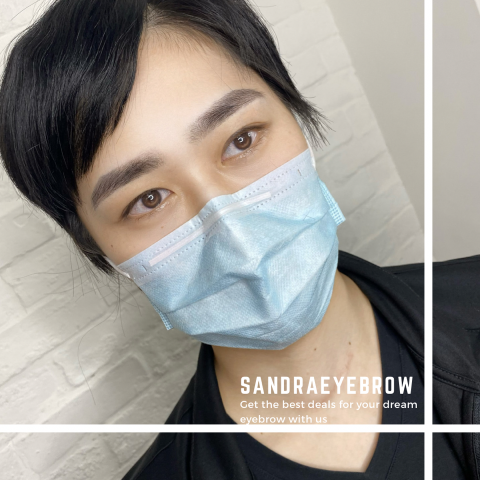 SANDRA半永久妝容 霧眉 - 