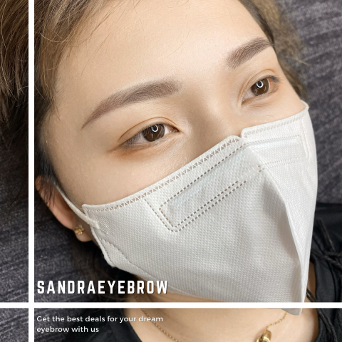 SANDRA半永久妝容 霧眉 - 