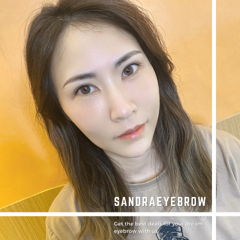 SANDRA半永久妝容 霧眉 - 