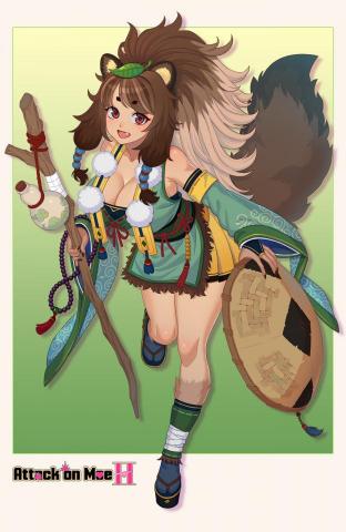 趙林易 - 遊戲人物插畫。