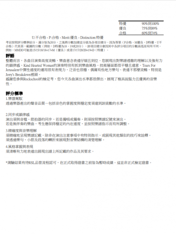 顏鄭承 - RSL檢定(中文)