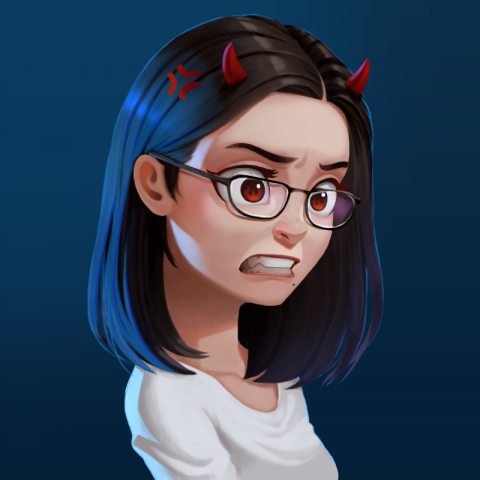 趙林易 - 美式人物插畫。