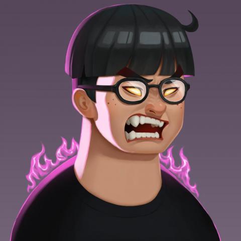 趙林易 - 美式人物插畫。