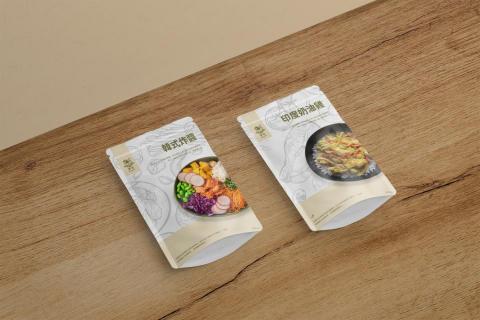 浮現設計 Present Design - 寒暄 Say Hi 外帶料理包｜品牌識別設計