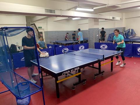 柏煌桌球機構明誠館 - 成人團體班上課花絮