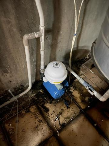 個人工作室 - 裝新加壓馬達