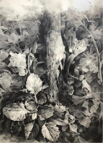 織設計 ZHI Collective - 素描作品 - 枯枝 織設計 ZHI Collective - 素描作品 - 枯枝