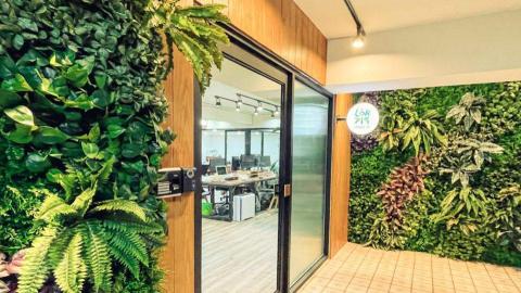 樂活多媒體公司 - 植栽牆