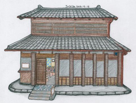 Chauhaus 喬浩思繪圖室 - 手繪建築：日本店鋪（川越市）