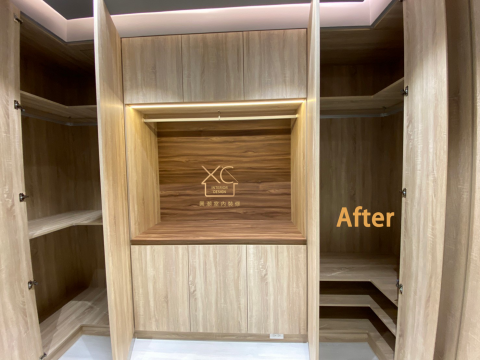 興潮室內裝修有限公司 - ㄇ形衣櫃，讓屋主在小空間也能有充足的收納