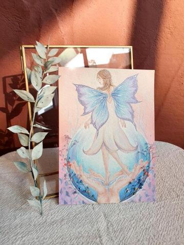 nothingtograce  - 水彩＋乾燥花