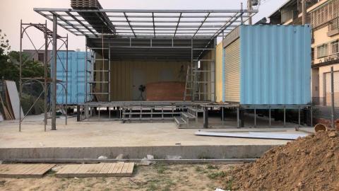 騰達工程 - 貨櫃屋施作屋頂