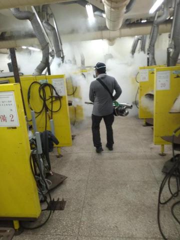 嘉澤滅鼠封堵防治工程 - 職業訓練場電焊熱霧機消毒 嘉澤滅鼠封堵防治工程 - 職業訓練場電焊熱霧機消毒