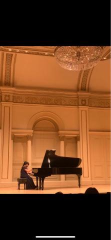 沈書菡 - 獲邀到美國紐約卡內基音樂廳演出