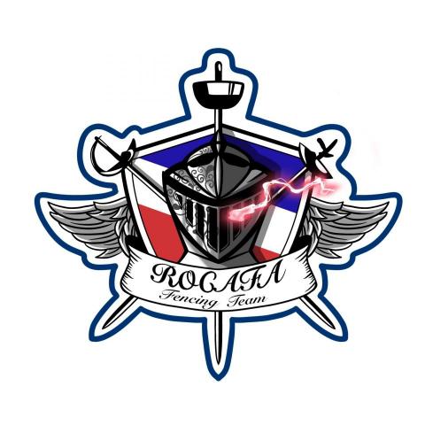 Ivy 設計 - 此為中華民國空軍擊劍社的Logo&隊徽，素材由客戶提供，後面的翅膀為空軍軍徽，整體是一個相當帥氣的設計。會有邊框是因為客戶有要做成魔鬼氈的需求，可加可不加。