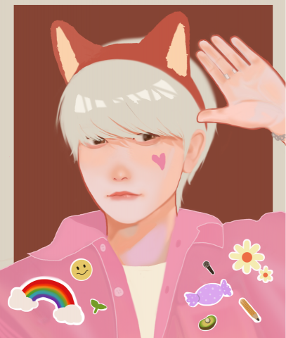 酸怡林 - 人物插畫（電繪