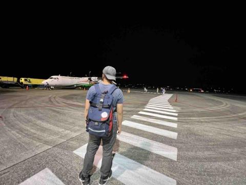 提供高爾夫陪打服務的專家阿東