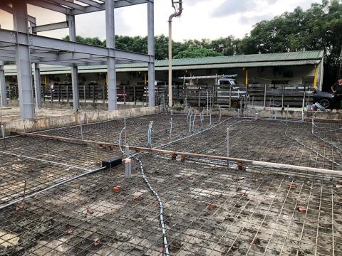 銓隼水電工程行 - 麥寮2戶套房地面管路配置