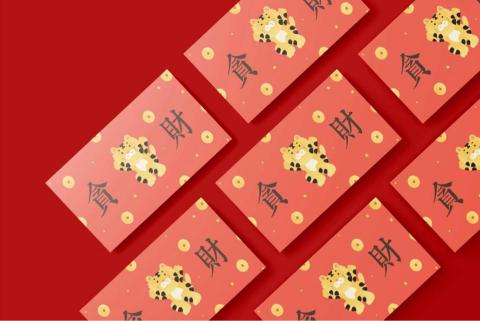 莫妮卡Monica - 虎年紅包袋設計01