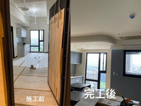 柏宇工程室內裝修 - 施工前後比對的照片