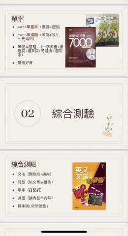 Jessamine 英文家教 - 大考英文學習分享ppt