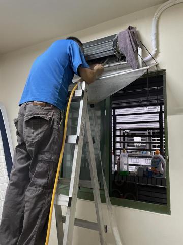 飛宏冷氣空調 - 靜置一下子後就會開始清洗