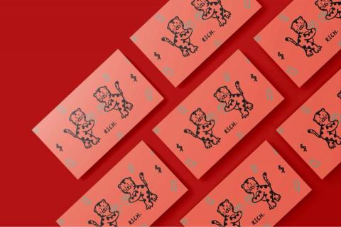 莫妮卡Monica - 虎年紅包袋設計02