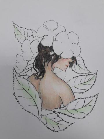 Zi-Ying Chen - 色鉛筆，墨筆