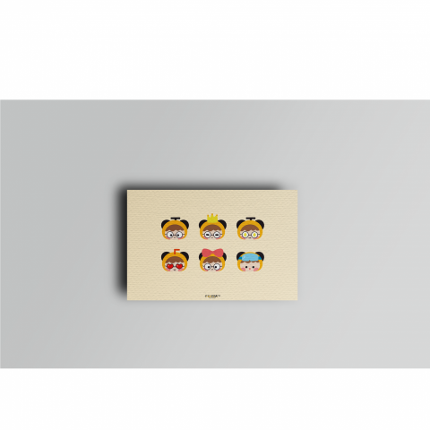 陳怡璇 - 吉祥物-明信片設計