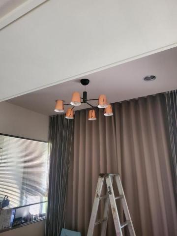 王振昌 - 代工安裝訂製吊燈（玫瑰金）