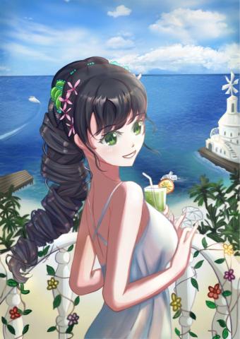 笑尾貓 - 原創人物_少女