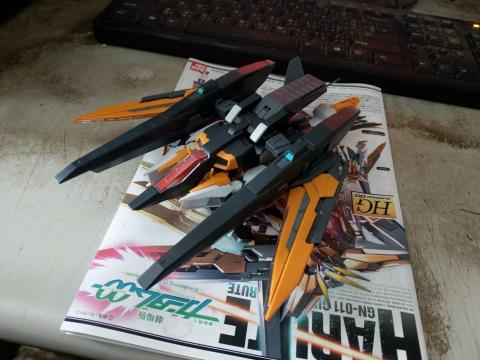Ngasawa Lin - GN-011 HG 1/144 模型快速素組完工圖1-2（8小時慢慢做完工）