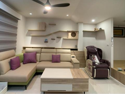 知硯室內裝修設計有限公司 - 板橋透天客廳