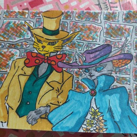 vivi yang - 心之谷仿畫 手繪