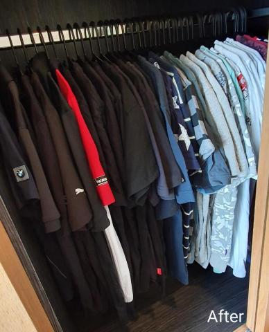 心.整理▪︎Fiona▪︎ - 將衣物分門別類，出門穿搭時，不用再費時翻找。